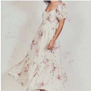 LoveShackFancy Angie Dress and Elie Belt/ maternity